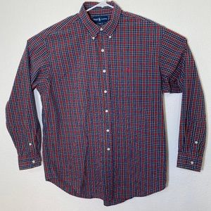 Ralph Lauren Mens XL Red Check Plaid Long Sleeve